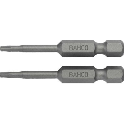 Bahco Bits, BITS FÜR TORX SCHRAUBEN. 50 MM. T10. 2ER PACK (Innensechsrund TX) Bahco Bits, BITS FÜR TORX SCHRAUBEN. 50 MM. T10. 2ER PACK (Innensechsrund TX)