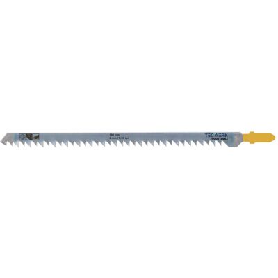 Tecwerk, Sägeblatt, Stichsägeblatt Gesamtlänge 180 mm Zahnteilung 4 mm Stärke 1,27 mm HCS Tecwerk, Sägeblatt, Stichsägeblatt Gesamtlänge 180 mm Zahnteilung 4 mm Stärke 1,27 mm HCS