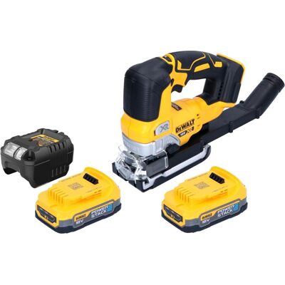 DeWalt, Stichsäge, DCS 334 E2 Akku Pendelhub Stichsäge 18 V Brushless + 2x Powerstack Akku 1,7 Ah + Ladegerät DeWalt, Stichsäge, DCS 334 E2 Akku Pendelhub Stichsäge 18 V Brushless + 2x Powerstack Akku 1,7 Ah + Ladegerät