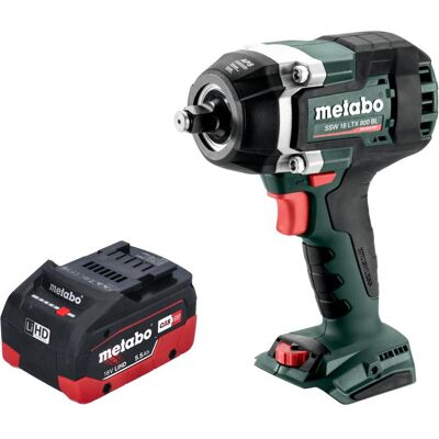 Metabo, Bohrmaschine + Akkuschrauber, SSW 18 LTX 800 BL Akku Schlagschrauber 18 V 800 Nm 1/2" Brushless + 1x LiHD Akku 5,5 Ah - (Schlagschrauber) Metabo, Bohrmaschine + Akkuschrauber, SSW 18 LTX 800 BL Akku Schlagschrauber 18 V 800 Nm 1/2" Brushless + 1x LiHD Akku 5,5 Ah - (Schlagschrauber)