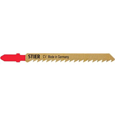 Stier, Sägeblatt, Stichsägeblatt ST 75 / 4 / 1,7, für Holz, Universal, winkelgerechter und schneller Schnitt Stier, Sägeblatt, Stichsägeblatt ST 75 / 4 / 1,7, für Holz, Universal, winkelgerechter und schneller Schnitt