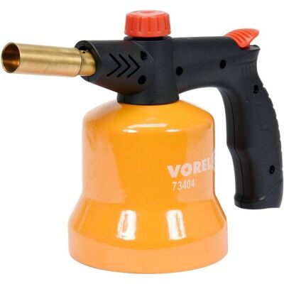 Toya, Lötgerät, Vorel Gaslötlampe mit Piezo-Zündung 850°C für 190g-Kartuschen Lötbrenner Gasbrenner Bunsenbren (Lötlampe) Toya, Lötgerät, Vorel Gaslötlampe mit Piezo-Zündung 850°C für 190g-Kartuschen Lötbrenner Gasbrenner Bunsenbren (Lötlampe)