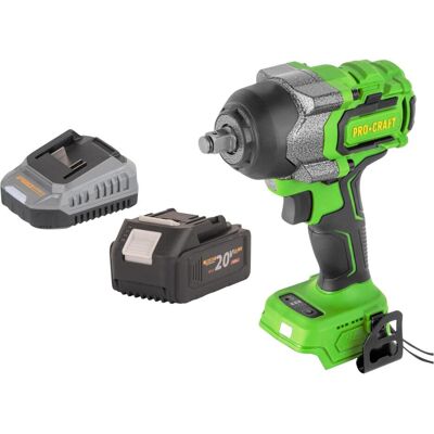 Procraft, Bohrmaschine + Akkuschrauber, PWA36bb Akku Schlagschrauber 20 V 850 Nm 1/2" Brushless + 1x Akku 4,0 Ah + Ladegerät (Schlagschrauber) Procraft, Bohrmaschine + Akkuschrauber, PWA36bb Akku Schlagschrauber 20 V 850 Nm 1/2" Brushless + 1x Akku 4,0 Ah + Ladegerät (Schlagschrauber)