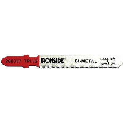 Ironside, Sägeblatt, HCS-Stichsägeblätter für Metall, 5 Stück Ironside, Sägeblatt, HCS-Stichsägeblätter für Metall, 5 Stück