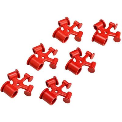 Brady, Zubehör Maschine, Sicherungs-Absperrvorrichtungen, Klein, Polypropylen, Rot, max. Schalterbreite 14.5 mm (6 St Brady, Zubehör Maschine, Sicherungs-Absperrvorrichtungen, Klein, Polypropylen, Rot, max. Schalterbreite 14.5 mm (6 St