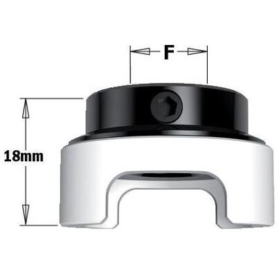 CMT, Zubehör Maschine, 541.121.00 Bohrtiefenbegrenzer Delrin F=12mm CMT, Zubehör Maschine, 541.121.00 Bohrtiefenbegrenzer Delrin F=12mm