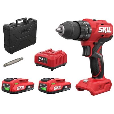 Skil, Bohrmaschine + Akkuschrauber, Akku-Bohrschrauber 3021HD 20 V, bürstenlos, 2 × 2 Ah (Schlagbohrschrauber) Skil, Bohrmaschine + Akkuschrauber, Akku-Bohrschrauber 3021HD 20 V, bürstenlos, 2 × 2 Ah (Schlagbohrschrauber)