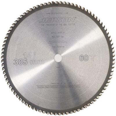 Jepson, Sägeblatt, 600530 40 60053040 HM-Sägeblatt 305 mm 60 Zähne Stahl und Edelstahl Jepson, Sägeblatt, 600530 40 60053040 HM-Sägeblatt 305 mm 60 Zähne Stahl und Edelstahl