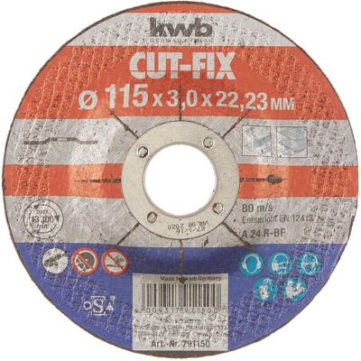 kwb, Sägeblatt, Trennscheibe Metall 115X3X22 kwb, Sägeblatt, Trennscheibe Metall 115X3X22