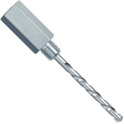 Carat, Zubehör Maschine, HD01200000 Montagespindel M16X5/8inch X16 Unf inkl. konischer Zentrierbohrer 7mm Carat, Zubehör Maschine, HD01200000 Montagespindel M16X5/8inch X16 Unf inkl. konischer Zentrierbohrer 7mm