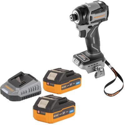 Procraft, Bohrmaschine + Akkuschrauber, Industrial ID20Abb Akku Schlagschrauber 20 V 180 Nm 1/4" + 2x Akku 4,0 Ah + Ladegerät (Schlagschrauber) Procraft, Bohrmaschine + Akkuschrauber, Industrial ID20Abb Akku Schlagschrauber 20 V 180 Nm 1/4" + 2x Akku 4,0 Ah + Ladegerät (Schlagschrauber)