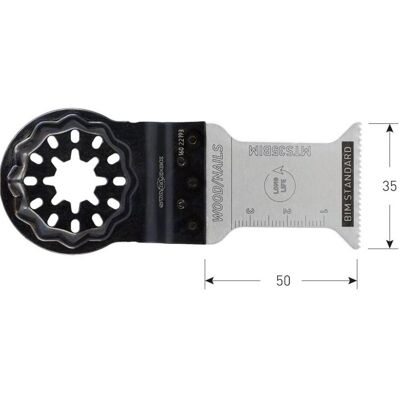 Rotec, Sägeblatt, MTS35 BIM Starlock Invalzaagblad - 50 x 35 mm - 10 stuks Rotec, Sägeblatt, MTS35 BIM Starlock Invalzaagblad - 50 x 35 mm - 10 stuks