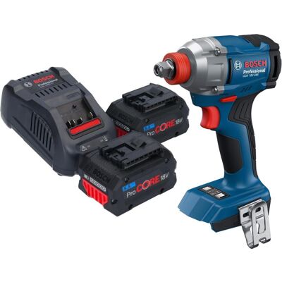 Bosch Professional, Bohrmaschine + Akkuschrauber, GDX 18V-285 Professional Akku Drehschlagschrauber 18 V 285 Nm 1/4" Brushless + 2x ProCORE (Schlagschrauber) Bosch Professional, Bohrmaschine + Akkuschrauber, GDX 18V-285 Professional Akku Drehschlagschrauber 18 V 285 Nm 1/4" Brushless + 2x ProCORE (Schlagschrauber)
