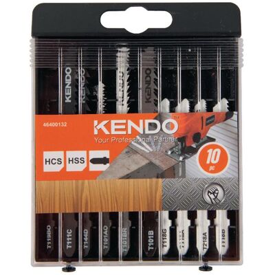 Kendo, Sägeblatt, Stichsägeblatt-Set 10-teilig, für Holz und Metall Kendo, Sägeblatt, Stichsägeblatt-Set 10-teilig, für Holz und Metall