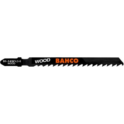 Bahco Sägeblatt, Jigsaw blades, with back teeth, for laminate 1,5x100mm 10TPI Carbon, with T-lock, 5-30mm for wood 5p Bahco Sägeblatt, Jigsaw blades, with back teeth, for laminate 1,5x100mm 10TPI Carbon, with T-lock, 5-30mm for wood 5p