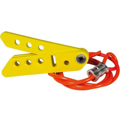 Brady, Zubehör Maschine, Scissor-Lok - 0,91 m, Kabelverriegelungssystem, Nylon, Gelb, mit vinylbeschichtetem Kabel (R Brady, Zubehör Maschine, Scissor-Lok - 0,91 m, Kabelverriegelungssystem, Nylon, Gelb, mit vinylbeschichtetem Kabel (R