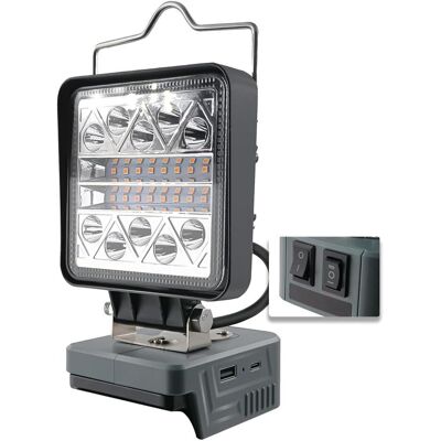 Lakuda, Arbeitsleuchte, LED-Spotscheinwerfer 800-1800 Lumen für BOSCH Blue Series 18V Batterie (800 lm) Lakuda, Arbeitsleuchte, LED-Spotscheinwerfer 800-1800 Lumen für BOSCH Blue Series 18V Batterie (800 lm)