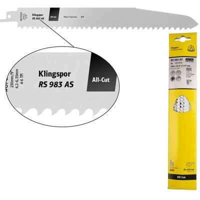 Klingspor - RS 983 AS Special - Sägeblatt Klingspor - RS 983 AS Special - Sägeblatt