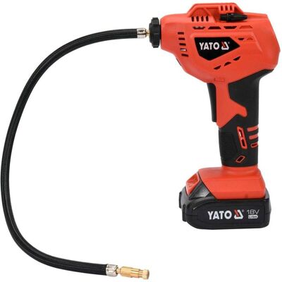 Yato, Kompressor, 18 V, Rot (2 l, 14 Bar) Yato, Kompressor, 18 V, Rot (2 l, 14 Bar)