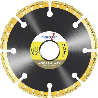 Marcrist, Sägeblatt, Diamant-Trennscheibe MC850 AkkuMax, Diamantscheibe 125mm Marcrist, Sägeblatt, Diamant-Trennscheibe MC850 AkkuMax, Diamantscheibe 125mm