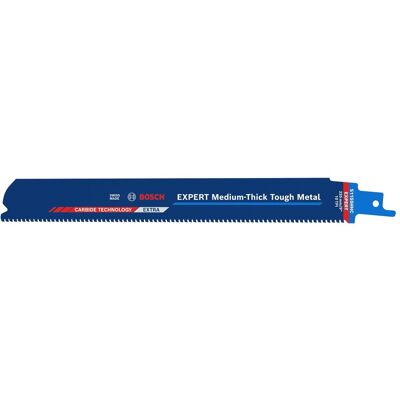 Bosch Professional Zubehör, Sägeblatt, EXPERT S1155HHC Medium-Thick Tough Metal Säbelsägeblatt, 3-tlg. Bosch Professional Zubehör, Sägeblatt, EXPERT S1155HHC Medium-Thick Tough Metal Säbelsägeblatt, 3-tlg.