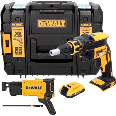 DeWalt, Bohrmaschine + Akkuschrauber, DCF 620 NT Akku Trockenbauschrauber 18 V 30 Nm Brushless + 1x Akku 2,0 Ah + TSTAK - ohne (Bohrmaschine) DeWalt, Bohrmaschine + Akkuschrauber, DCF 620 NT Akku Trockenbauschrauber 18 V 30 Nm Brushless + 1x Akku 2,0 Ah + TSTAK - ohne (Bohrmaschine)