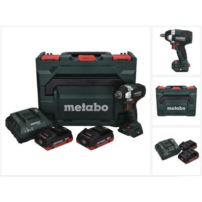 Metabo, Bohrmaschine + Akkuschrauber, SSW 18 LT 300 BL Akku Schlagschrauber 18 V 300 Nm Brushless + 2x Akku 4,0 Ah + Ladegerät + (Schlagschrauber) Metabo, Bohrmaschine + Akkuschrauber, SSW 18 LT 300 BL Akku Schlagschrauber 18 V 300 Nm Brushless + 2x Akku 4,0 Ah + Ladegerät + (Schlagschrauber)