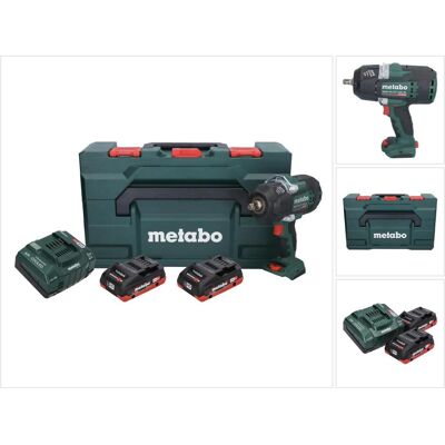 Metabo, Bohrmaschine + Akkuschrauber, SSW 18 LTX 1450 BL Akku Schlagschrauber 18 V 1450 Nm Brushless + 2x Akku 4,0 Ah + Ladegerät (Schlagschrauber) Metabo, Bohrmaschine + Akkuschrauber, SSW 18 LTX 1450 BL Akku Schlagschrauber 18 V 1450 Nm Brushless + 2x Akku 4,0 Ah + Ladegerät (Schlagschrauber)
