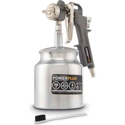 Varo Powerplus Spritzpistole - Lack, Luftkompressor, 0,75L Varo Powerplus Spritzpistole - Lack, Luftkompressor, 0,75L