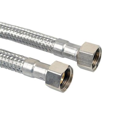 Magni, Duscharmatur + Badewannenarmatur, Flex-Anschlussschlauch 500 mm, 1/2"IG x 3/8"IG Magni, Duscharmatur + Badewannenarmatur, Flex-Anschlussschlauch 500 mm, 1/2"IG x 3/8"IG