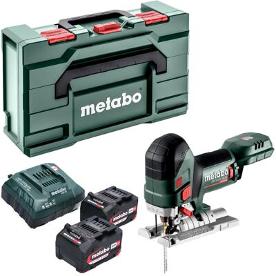 Metabo, Stichsäge, STA 18 LTX 150 BL Akku Stichsäge 18 V 150 mm Brushless + 2x Akku 4,0 Ah + Ladegerät + Metabo, Stichsäge, STA 18 LTX 150 BL Akku Stichsäge 18 V 150 mm Brushless + 2x Akku 4,0 Ah + Ladegerät +
