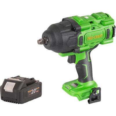 Procraft, Bohrmaschine + Akkuschrauber, PWA80bb Akku Schlagschrauber 20 V 1600 Nm 1/2" Brushless + 1x Akku 4,0 Ah - ohne Ladegerät (Schlagschrauber) Procraft, Bohrmaschine + Akkuschrauber, PWA80bb Akku Schlagschrauber 20 V 1600 Nm 1/2" Brushless + 1x Akku 4,0 Ah - ohne Ladegerät (Schlagschrauber)