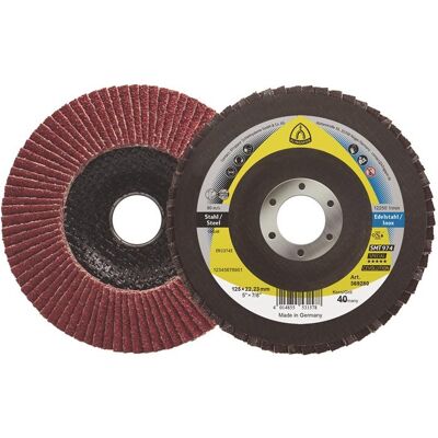 Magni, Schleifmittel, Fächerschleifsch. SMT 974 125x22,23mm gewölbt K80 Keramikkorund K80 Klingspor (80) Magni, Schleifmittel, Fächerschleifsch. SMT 974 125x22,23mm gewölbt K80 Keramikkorund K80 Klingspor (80)