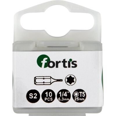 Magni, Bits, Bit zähhart 1/4" DIN3126 C6,3 T27x25mm 10er Pack FORTIS Magni, Bits, Bit zähhart 1/4" DIN3126 C6,3 T27x25mm 10er Pack FORTIS