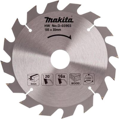 Makita, Sägeblatt, Saegeblatt 185x30/16Z Makita, Sägeblatt, Saegeblatt 185x30/16Z