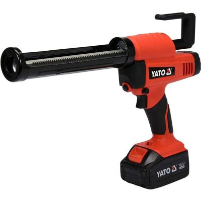 Yato, Kartuschenpistole + Fettpresse, Gun For Silicone And Adhesive 18v + Battery. Yato, Kartuschenpistole + Fettpresse, Gun For Silicone And Adhesive 18v + Battery.