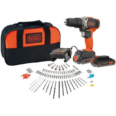 Black & Decker Bohrmaschine + Akkuschrauber, BLACK+DECKER BCD0032S120-QW (Schlagbohrschrauber) Black & Decker Bohrmaschine + Akkuschrauber, BLACK+DECKER BCD0032S120-QW (Schlagbohrschrauber)