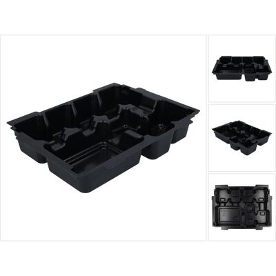 Makita, Zubehör Werkzeugaufbewahrung, System Einlage für 6x Akku und Ladegerät 10,8 / 12 V max. CXT ( 838454-9 ) für Makpac Makita, Zubehör Werkzeugaufbewahrung, System Einlage für 6x Akku und Ladegerät 10,8 / 12 V max. CXT ( 838454-9 ) für Makpac