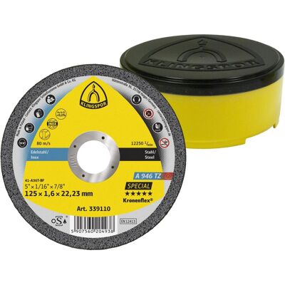 Klingspor, Sägeblatt, A 946 TZ Special - Trennscheiben 125 x 1,6 x 22,23 mm Klingspor, Sägeblatt, A 946 TZ Special - Trennscheiben 125 x 1,6 x 22,23 mm