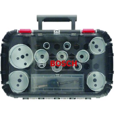 Bosch Professional Zubehör, Lochsäge, 14-teiliges Universal-Set, 2 Lochsägen Progressor for Wood&Metal (20 mm, 22 mm, 25 mm, 32 mm, 35 mm, 40 mm, 44 mm, 51 mm, 60 mm, 68 mm, 76 mm) Bosch Professional Zubehör, Lochsäge, 14-teiliges Universal-Set, 2 Lochsägen Progressor for Wood&Metal (20 mm, 22 mm, 25 mm, 32 mm, 35 mm, 40 mm, 44 mm, 51 mm, 60 mm, 68 mm, 76 mm)