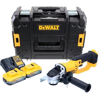 DeWalt, Winkelschleifer, DCG 412 H2T Akku Winkelschleifer 18 V 125 mm + 2x Powerstack Akku 5,0 Ah + Ladegerät + TSTAK (125 mm) DeWalt, Winkelschleifer, DCG 412 H2T Akku Winkelschleifer 18 V 125 mm + 2x Powerstack Akku 5,0 Ah + Ladegerät + TSTAK (125 mm)