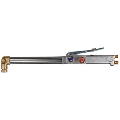 Elmag, Schweissgerät Zubehör, - Handschneidbrenner Dortmund, Federhebel L 500mm, Brennerkopf 90°Sauerstoff/Azetylen/Propan/M Elmag, Schweissgerät Zubehör, - Handschneidbrenner Dortmund, Federhebel L 500mm, Brennerkopf 90°Sauerstoff/Azetylen/Propan/M