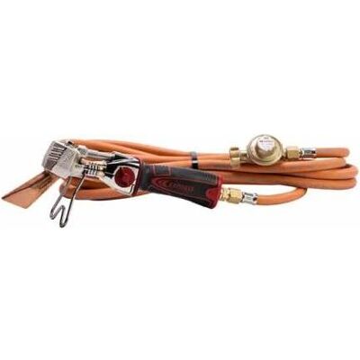 Express, Lötgerät, 6367/8 Zink-Lötkolbenpaket mit Piezo und Gasschlauch 4,75 m 1,76 Kg (Lötkolben) Express, Lötgerät, 6367/8 Zink-Lötkolbenpaket mit Piezo und Gasschlauch 4,75 m 1,76 Kg (Lötkolben)