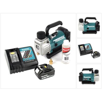Makita, Wasserpumpe, DVP 180 RF1 18V Akku Vakuumpumpe + 1x BL 1830 3,0 Ah Akku + DC 18 RC Ladegerät Makita, Wasserpumpe, DVP 180 RF1 18V Akku Vakuumpumpe + 1x BL 1830 3,0 Ah Akku + DC 18 RC Ladegerät