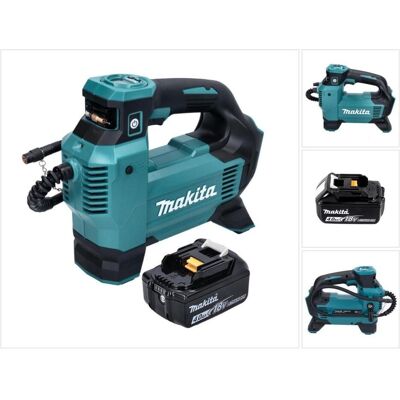 Makita, Kompressor, DMP 181 M1 Akku Kompressor 18 V 11,1 bar + 1x Akku 4,0 Ah - ohne Ladegerät (11.10 Bar) Makita, Kompressor, DMP 181 M1 Akku Kompressor 18 V 11,1 bar + 1x Akku 4,0 Ah - ohne Ladegerät (11.10 Bar)