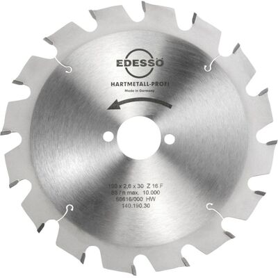 Edessö 14019030 Kreissägeblatt - HW, 190x2,6x30mm, Z16 Edessö 14019030 Kreissägeblatt - HW, 190x2,6x30mm, Z16