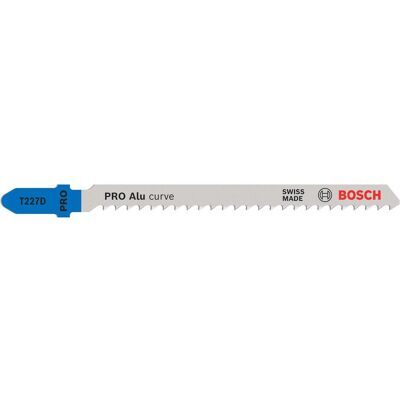 Bosch Professional Zubehör, Sägeblatt, PRO Alu curve T227D Stichsägeblatt, 100 mm Bosch Professional Zubehör, Sägeblatt, PRO Alu curve T227D Stichsägeblatt, 100 mm