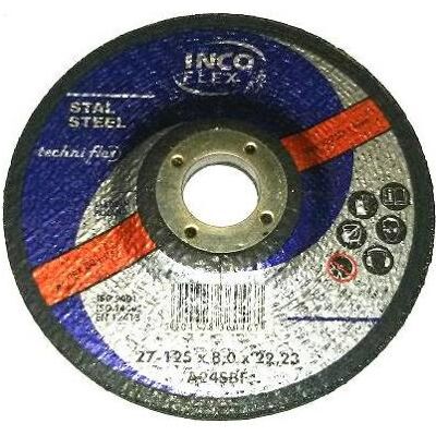 Incoflex, Schleifmittel, Metall -Schleifscheibe 125 x 8 x 22,2 mm Incoflex, Schleifmittel, Metall -Schleifscheibe 125 x 8 x 22,2 mm