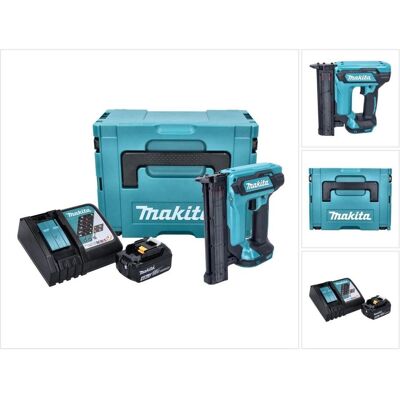 Makita, Tacker + Nagelpistole, DFN 350 RM1J Akku Stauchkopfnagler 18 V 15 - 35 mm + 1x Akku 4,0 Ah + Ladegerät + Makpac (Nagelpistole) Makita, Tacker + Nagelpistole, DFN 350 RM1J Akku Stauchkopfnagler 18 V 15 - 35 mm + 1x Akku 4,0 Ah + Ladegerät + Makpac (Nagelpistole)