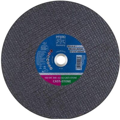 Pferd, Sägeblatt, Trennscheibe 100 EHT 300-4.0 AC 24 Q SG/20.0 VPE: 20 Pferd, Sägeblatt, Trennscheibe 100 EHT 300-4.0 AC 24 Q SG/20.0 VPE: 20